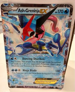 Ash-Greninja EX XY133 Pokémon Jumbo Card