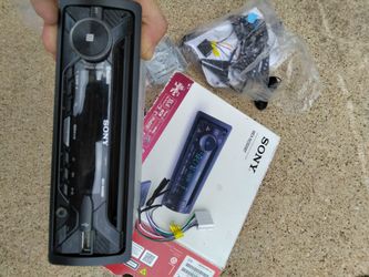 Sony explode car stereo