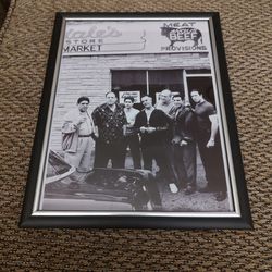 SOPRANO'S FRAMED CANVAS PRINT.  12" X 8".  NEW.  PICKUP ONLY