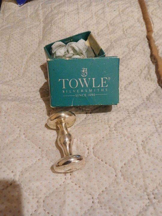 Silver Baby Rattle 