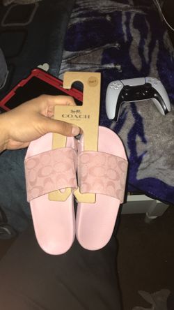 Brand New Pink Coach Slides 90 OBO