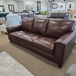 Top Grain Leather Sofa-Brayna 