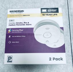 Universal Security Instruments Combo Smoke and Carbon Monoxide Detector