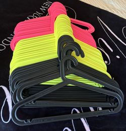 50 Neon Plastic Hangers