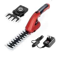 Cordless 2-in-1 Grass & Hedge Trimmer – Rechargeable with Accessories – New