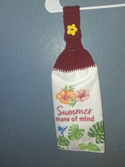 Crochet Top Hanging Kitchen Towel