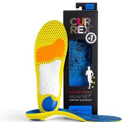 CURREX RunPro Insoles for Running Shoes – Arch Support – For Men & Women – High Arch, Large