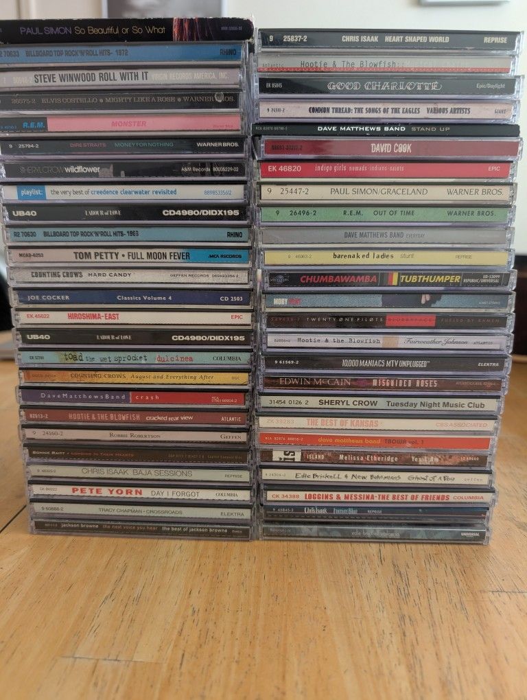 50 CDs - Rock Music ($25 For Everything)