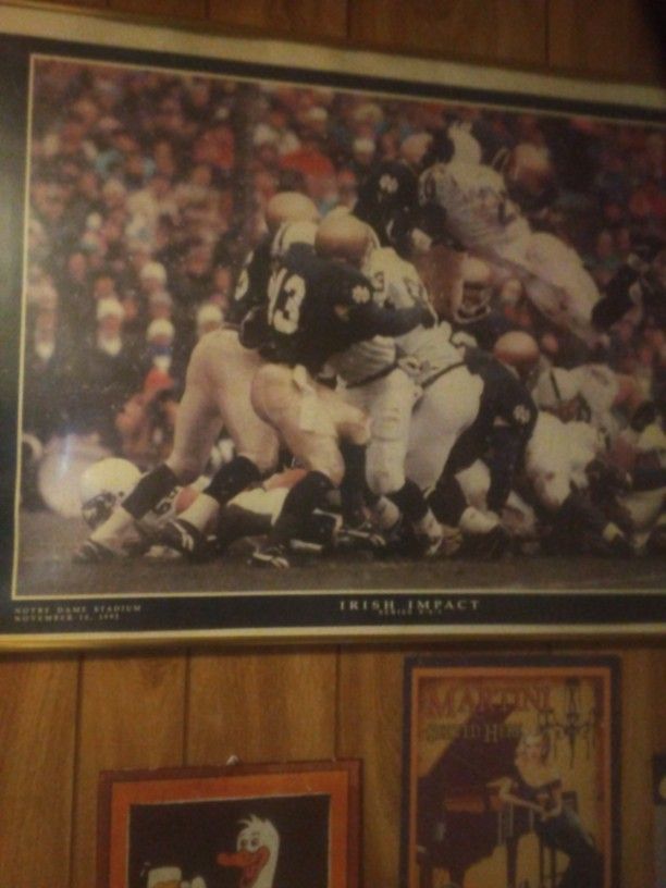 Notre Dame Poster1992 Snow Bowl Game