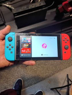 Nintendo switch w/4 games