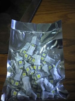 Light bulbs hid $2 bucks each for interior