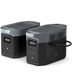 Ecoflow delta max2000 power station with extra battery combo 4000wh capacity