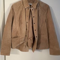 Women’s Brown Suede Jacket