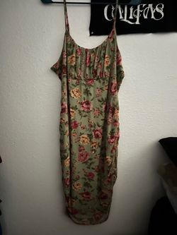 Floral Midi Slip Dress