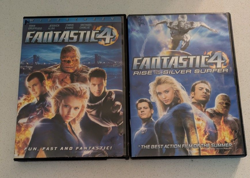 Fantastic 4 Fantastic 4 The Silver Surfer Both DVDs
