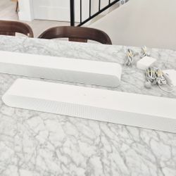 Two SAMSUNG S61D 5.0ch Soundbar w/Wireless Dolby Atmos