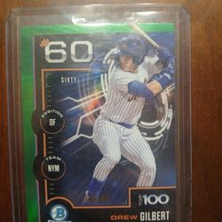 Baseball Number Card