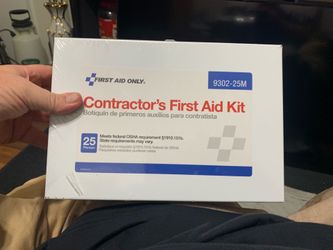 First Aid Only Kit Contractor Brand New in Plastic