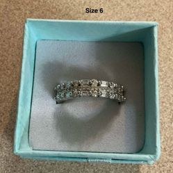 New Beautiful Size 6 Blingy  Fashion Wedding Ring  Or Any Reason