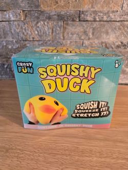 RARE!!! Crazy Fun Squishy Duck Toy NWT