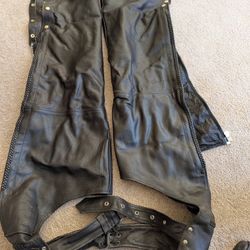 Leather Motorcycle Chaps