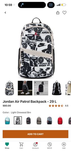 Backpacks.