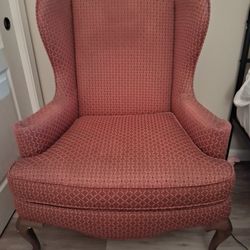 2 RED WING CHAIRS 40.00 TAKE THEM!