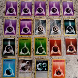 POKEMON ENERGY CARDS 