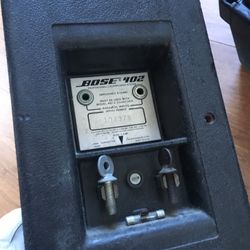 I Have 2 BOSE 402 And Equalizer