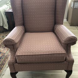 Queen Anne Armchair By Rowe Like New 
