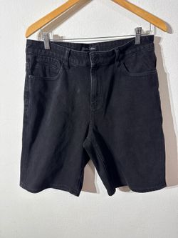 Embellish Easy Denim Short Black