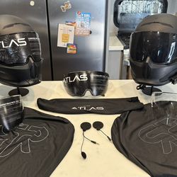 Matte Black Motorcycle Helmet - MD