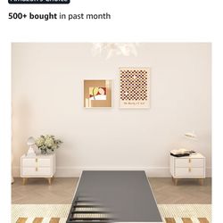 Twin size metal bed frame