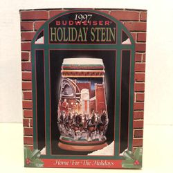 Budweiser 1997 Holiday Stein Box