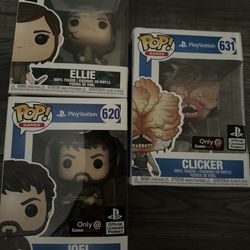 The last of us funko pop 3 peice collection 
