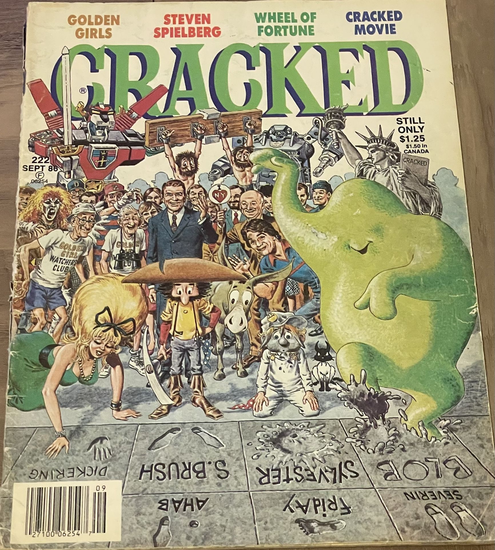 Vintage  CRACKED Magazine(Sept. 86’)