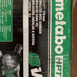 Metabo Cordless Grinder