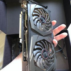 MSI Gaming GeForce GTX 1660 Ti 192-bit HDMI/DP 6GB GDRR6 HDCP Support DirectX 12 Dual Fan VR Ready OC Graphics Card (GTX 1660 TI GAMING X 6G)