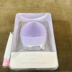 FOREO LUNA 3 Facial Cleansing & Firming Massage Device, 0.67 fl oz Foaming Cleanser