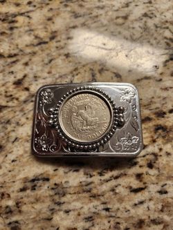 Silver Belt Buckle 