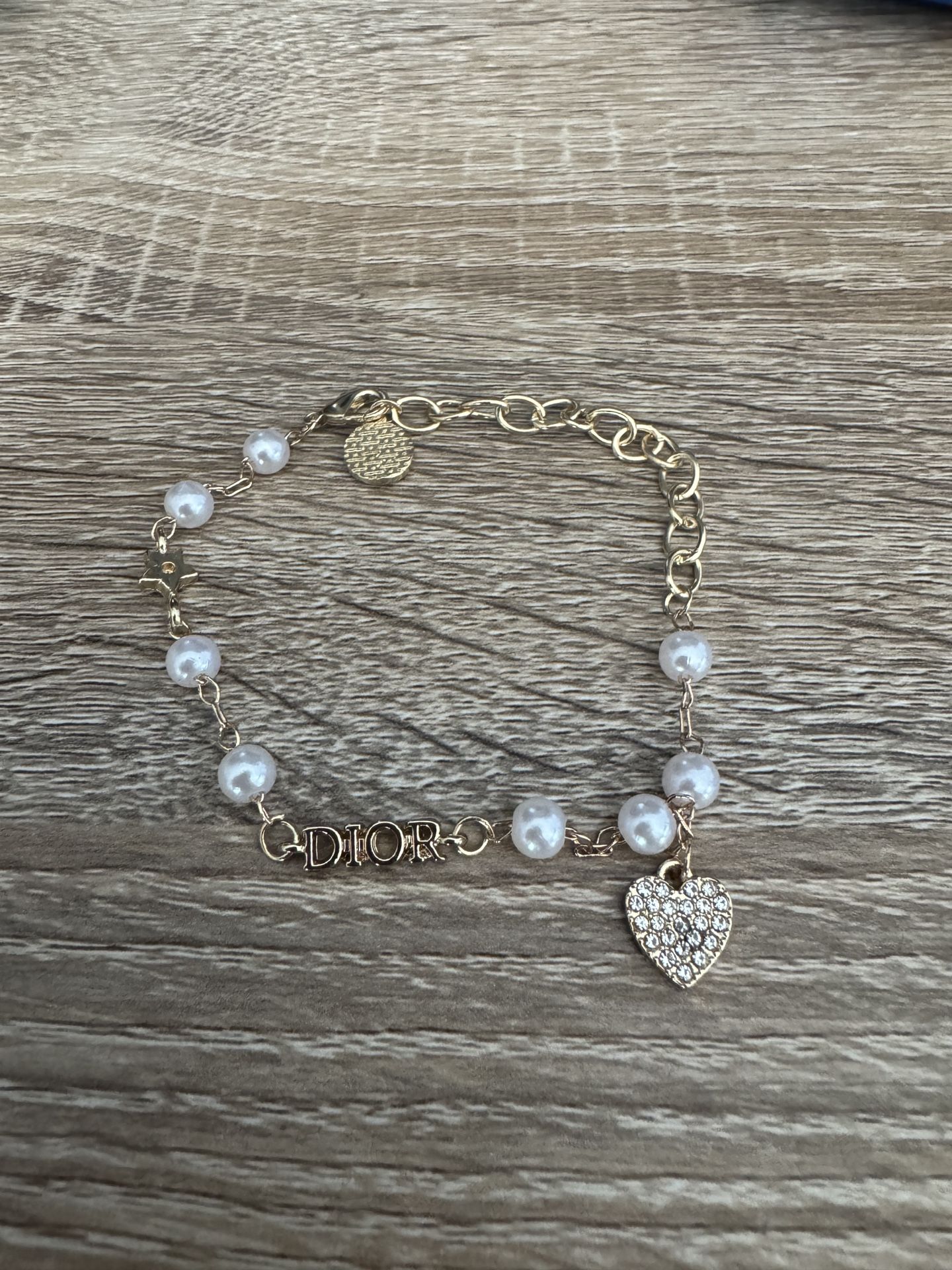 Dior White Pearls Bracelet 