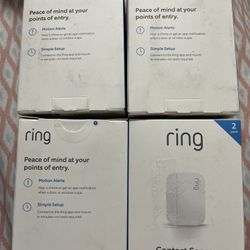 Brand new wireless sensor for ring alarm system. Brand new never opened. 4 packs of 2 8 total