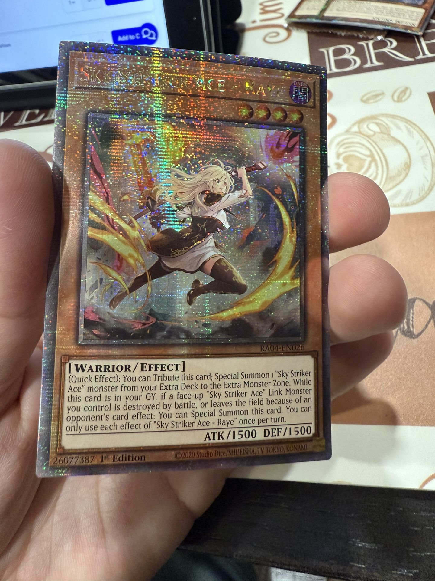 Yugioh Sky Striker Ace Raye