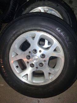 Jeep Alloy Wheels with Tires