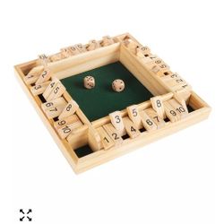 NEW Shut The Box Thinking Strategy Game Kids Youth Adult Family Party Gathering Event
