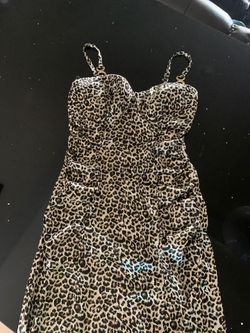 #dress #ladies #leopard print #size 5 #small