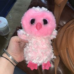 Ty Beanie Boos Twiggy Pink Owl