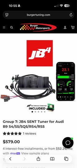 Burger Motorsports JB4 Group 7 Audi s4 s5 Bluetooth