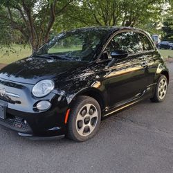 2016 Fiat 500e Black 
