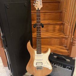 Yamaha Pacifica W/ Hardshell Case, Fender Amp